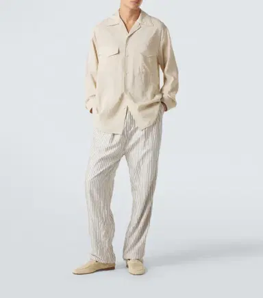 Zegna Striped silk straight pants | Thumbnail 3 Zegna Striped silk straight pants | Thumbnail 3