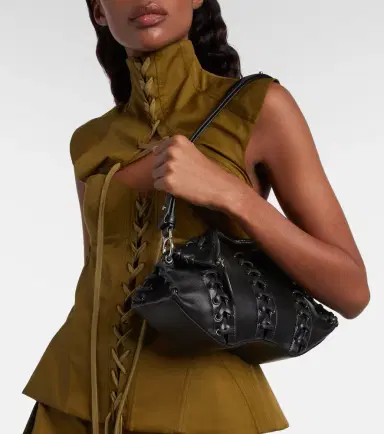 Alexander McQueen Manta Small leather shoulder bag | Thumbnail 4 Alexander McQueen Manta Small leather shoulder bag | Thumbnail 4