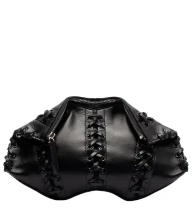 Alexander McQueen Manta Small leather shoulder bag | Thumbnail 1 Alexander McQueen Manta Small leather shoulder bag | Thumbnail 1