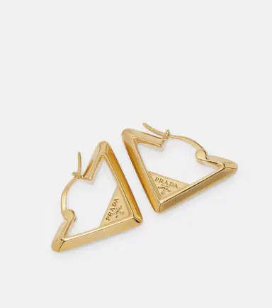 Prada Logo earrings | Thumbnail 2