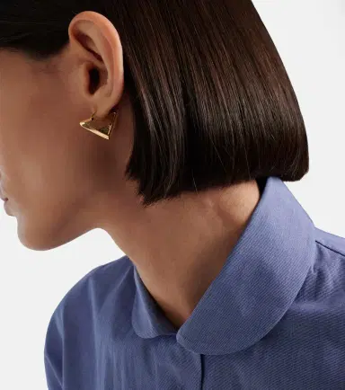 Prada Logo earrings | Thumbnail 6