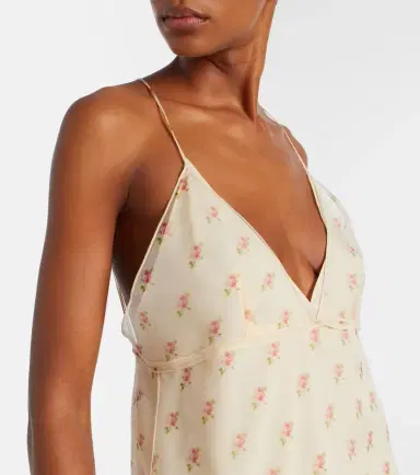 Khaite Timy floral silk organza camisole | Thumbnail 4