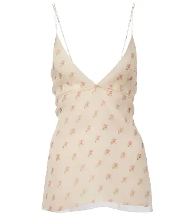 Khaite Timy floral silk organza camisole | Thumbnail 1