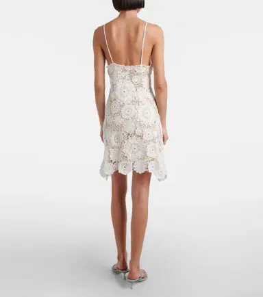 Self-Portrait Crochet minidress | Thumbnail 2