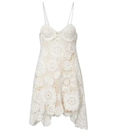Self-Portrait Crochet minidress | Thumbnail 1