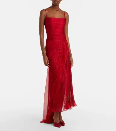 Maria Lucia Hohan Rio draped silk muslin gown | Thumbnail 2