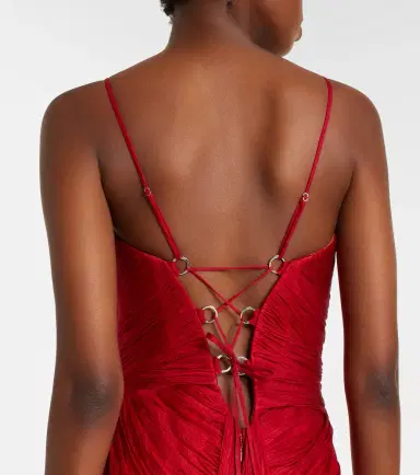 Maria Lucia Hohan Rio draped silk muslin gown | Thumbnail 4