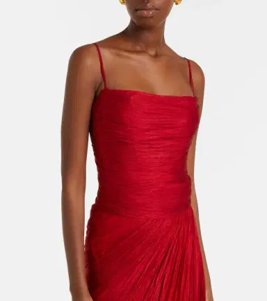 Maria Lucia Hohan Rio draped silk muslin gown | Thumbnail 5