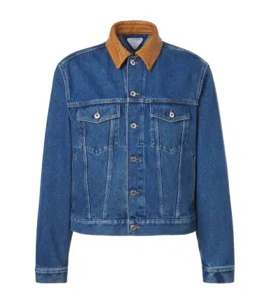Bottega Veneta Intrecciato denim jacket | Thumbnail 1 Bottega Veneta Intrecciato denim jacket | Thumbnail 1