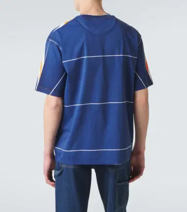 Prada Striped cotton jersey T-shirt | Thumbnail 2 Prada Striped cotton jersey T-shirt | Thumbnail 2