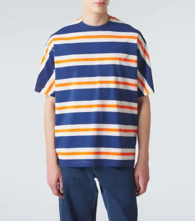 Prada Striped cotton jersey T-shirt | Thumbnail 6 Prada Striped cotton jersey T-shirt | Thumbnail 6