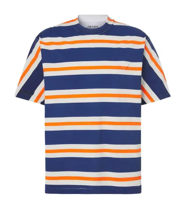 Striped cotton jersey T-shirt