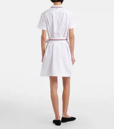 Thom Browne Belted cotton poplin shirt dress | Thumbnail 2 Thom Browne Belted cotton poplin shirt dress | Thumbnail 2