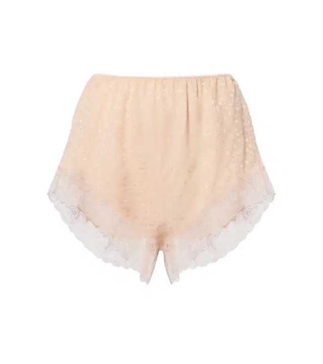 Chloe Chloé Lace-trimmed silk jacquard shorts