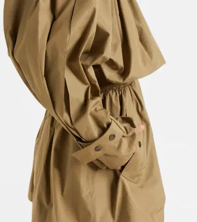 Chloe Chloé Cotton poplin trench coat | Thumbnail 2 Chloe Chloé Cotton poplin trench coat | Thumbnail 2