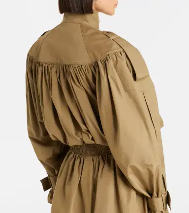 Chloe Chloé Cotton poplin trench coat | Thumbnail 6 Chloe Chloé Cotton poplin trench coat | Thumbnail 6