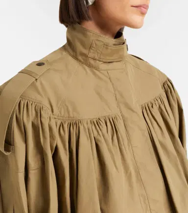 Chloe Chloé Cotton poplin trench coat | Thumbnail 7 Chloe Chloé Cotton poplin trench coat | Thumbnail 7