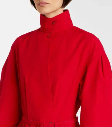 Ralph Lauren Collection Daley belted cotton-blend poplin gown | Thumbnail 4