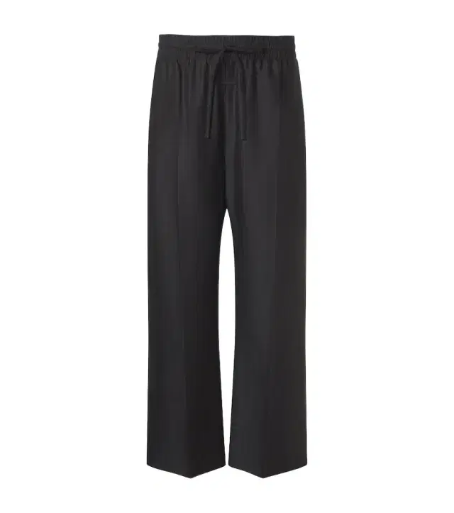 Virgin wool wide-leg pants
