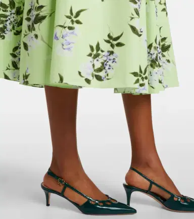 Emilia Wickstead Eglantine floral belted cotton midi dress | Thumbnail 2 Emilia Wickstead Eglantine floral belted cotton midi dress | Thumbnail 2