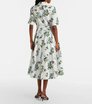 Emilia Wickstead Rubie floral cotton poplin shirt dress | Thumbnail 3