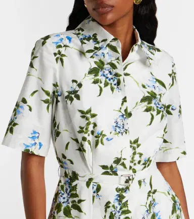 Emilia Wickstead Rubie floral cotton poplin shirt dress | Thumbnail 4