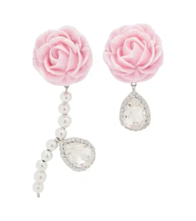 Magda Butrym Rose embellished drop earrings | Thumbnail 1