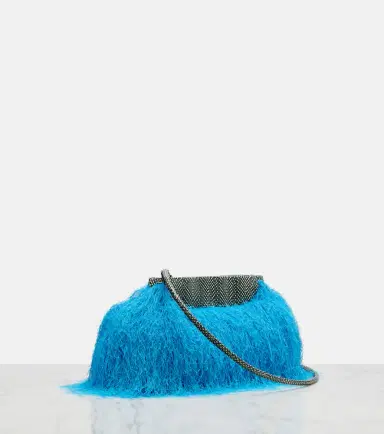 Dries Van Noten Small leather-trimmed crossbody bag | Thumbnail 2 Dries Van Noten Small leather-trimmed crossbody bag | Thumbnail 2
