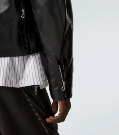 Kiko Kostadinov Lur leather jacket | Thumbnail 6 Kiko Kostadinov Lur leather jacket | Thumbnail 6