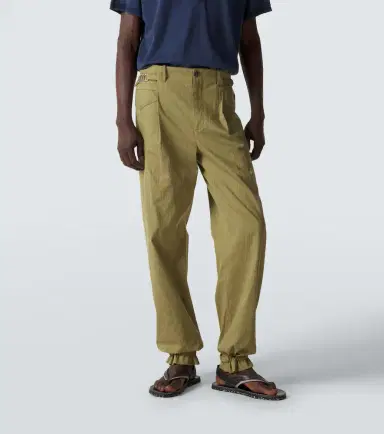 Kiko Kostadinov Egreta striped cotton-blend tapered pants | Thumbnail 6