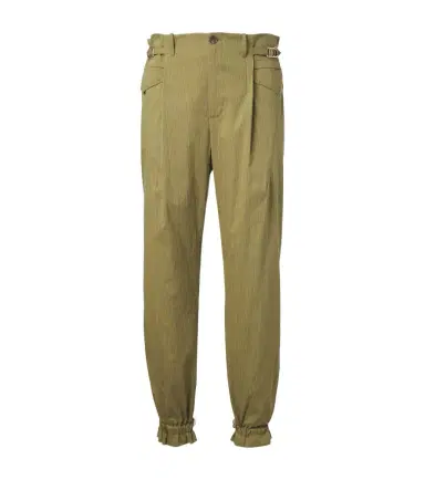 Kiko Kostadinov Egreta striped cotton-blend tapered pants | Thumbnail 1