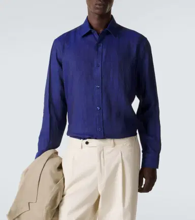 Charvet Linen shirt | Thumbnail 3