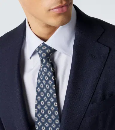 Thom Sweeney Printed silk tie | Thumbnail 2 Thom Sweeney Printed silk tie | Thumbnail 2