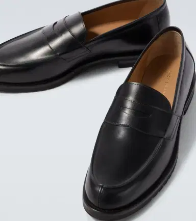 Thom Sweeney Leather penny loafers | Thumbnail 2 Thom Sweeney Leather penny loafers | Thumbnail 2