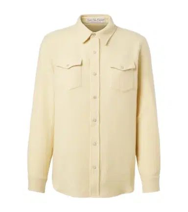 God’s True Cashmere Cashmere shirt with moonstone | Thumbnail 1