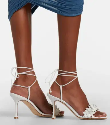 Manolo Blahnik Anista floral-appliqué leather sandals | Thumbnail 6 Manolo Blahnik Anista floral-appliqué leather sandals | Thumbnail 6