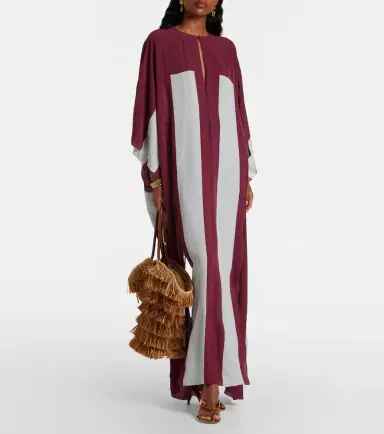 Adriana Degreas Bold Stripes kaftan | Thumbnail 2