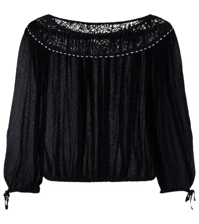 Isabel Marant Nelida guipure lace-trimmed silk blouse