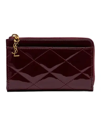 Saint Laurent Paris Fragments patent leather card holder | Thumbnail 1 Saint Laurent Paris Fragments patent leather card holder | Thumbnail 1