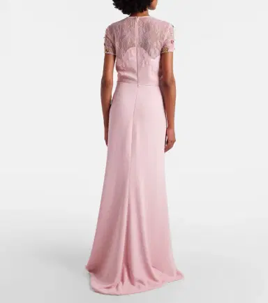 Costarellos Embellished crêpe gown | Thumbnail 5