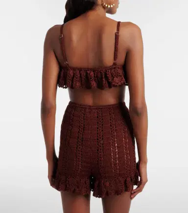 Anna Kosturova Crochet cotton bra top | Thumbnail 2