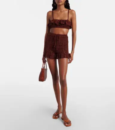 Anna Kosturova Crochet cotton bra top | Thumbnail 4