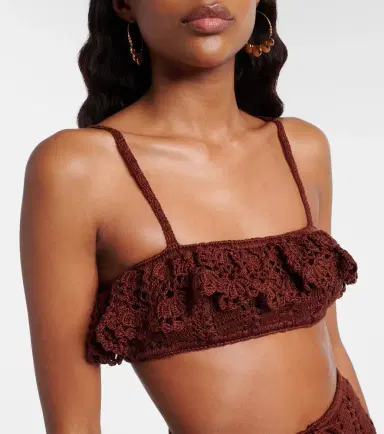 Anna Kosturova Crochet cotton bra top | Thumbnail 5