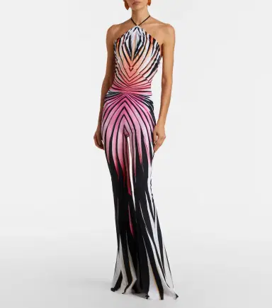 Roberto Cavalli Printed halterneck jumpsuit | Thumbnail 2