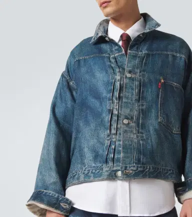 Junya Watanabe x Levi's trompe l'ail linen jacket | Thumbnail 4