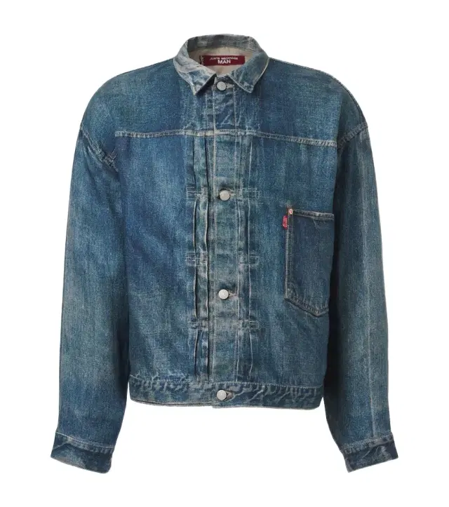 x Levi's trompe l'ail linen jacket