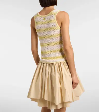 Loewe Paula's Ibiza pointelle cotton-blend top | Thumbnail 4 Loewe Paula's Ibiza pointelle cotton-blend top | Thumbnail 4