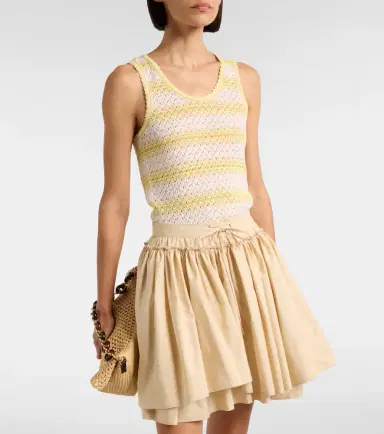 Loewe Paula's Ibiza pointelle cotton-blend top | Thumbnail 5 Loewe Paula's Ibiza pointelle cotton-blend top | Thumbnail 5