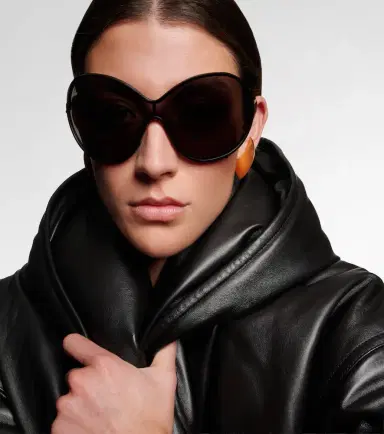 Alaïa Alaïa Lettering Logo oversized sunglasses | Thumbnail 3