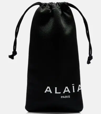 Alaïa Alaïa Lettering Logo oversized sunglasses | Thumbnail 6
